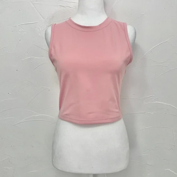 ZYIA Muted Pink Hi-Neck Stronger Tank - Picture 3 of 10